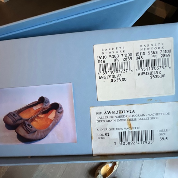 Lanvin ballet flats with bow detail w/box - Picture 4 of 4